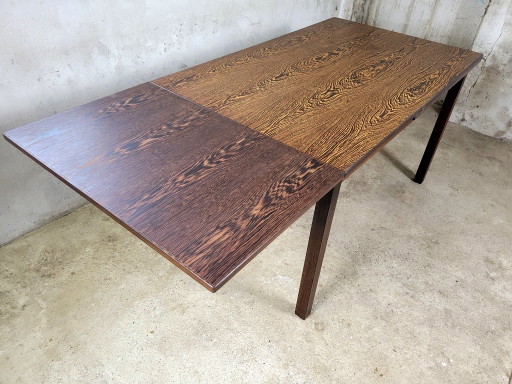 Table de salle à manger vintage en wengé par Arnold Merckx pour Fristho