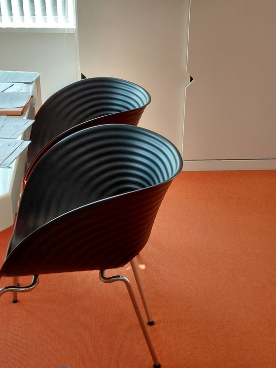 3x Vitra Ramen DX – Eetkamerstoelen, Metal, Plastic (photo 2 of 5)