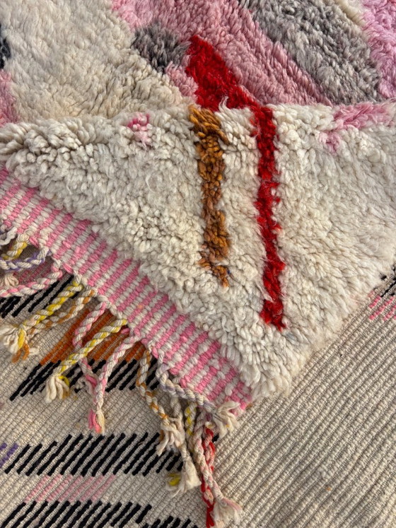 Tapis à motifs abstraits multicolores, leslosanges, Laine, Crème, Abstract (photo 7 sur 9)