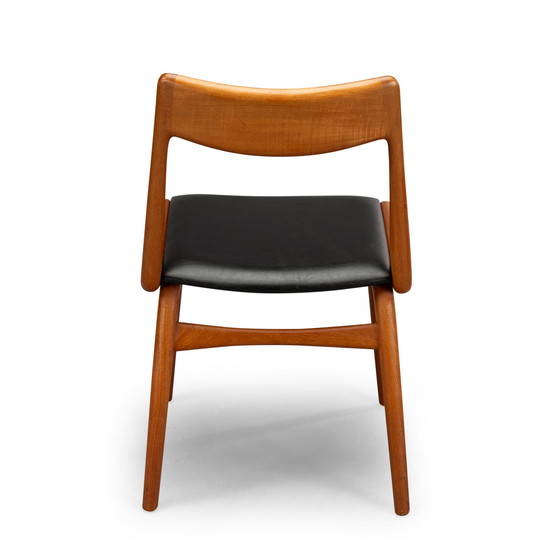Image 1 of Design danois Chaises Boomerang Modèle 370 par Erik Christensen pour Slagelse Mobelvaerk, Lot de 6