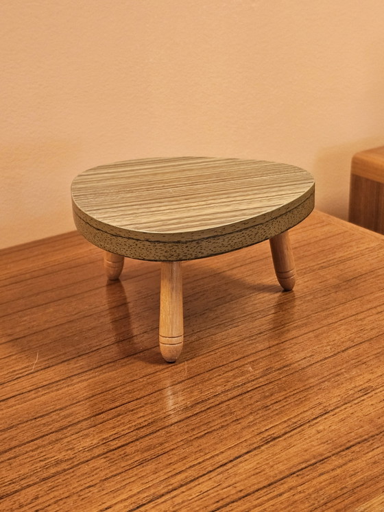 Image 1 of Mini Vintage Plantentafeltje Tafeltje Bijzettafeltje Tafel 