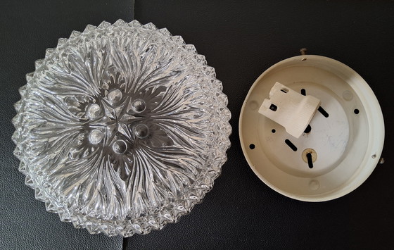 Image 1 of Vintage ceiling lamp attributed to Glashütte Limburg, c. 50/60, rare