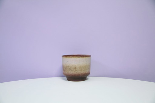 bruin & beige West Germany bloempot