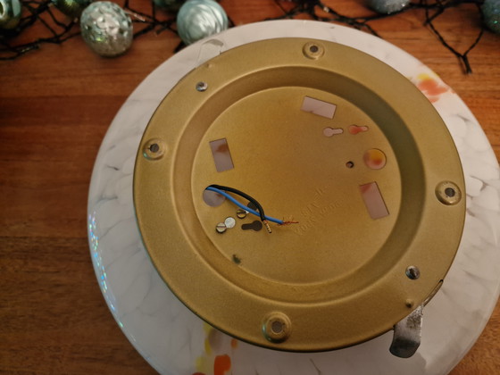 Image 1 of prachtige vintage GuZo plafonniere in Mazegga-stijl