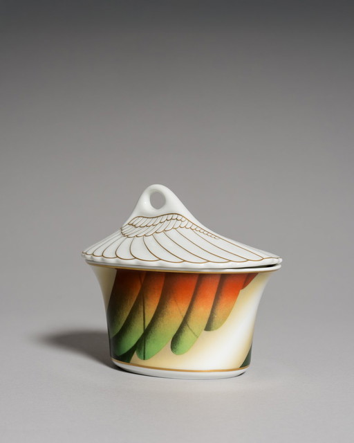 Paul Wunderlich Rosenthal Mythos Icaria Sucrier Chic Lid-Box Bonbonnière 90s