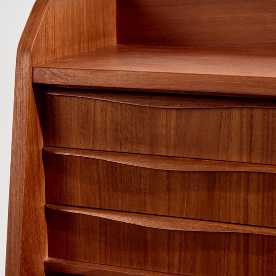 MK11143 Gerestaureerd Teakhouten Bureau – Wood (photo 8 of 17)