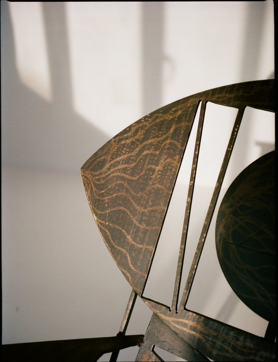 Image 1 of Sculpturale stalen fauteuil / Werk van een Nigeriaanse kunstenaar, circa 1960/70