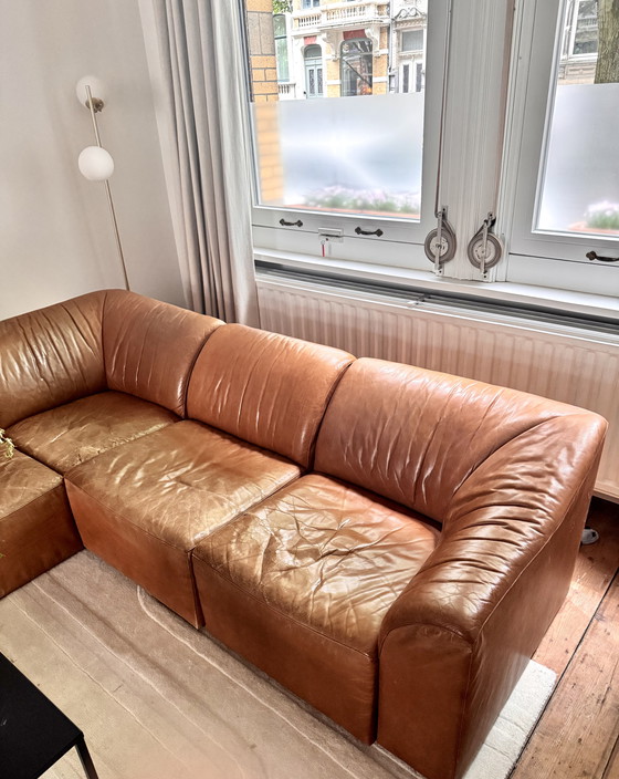 Image 1 of 5 x De Sede - leather modular sofa