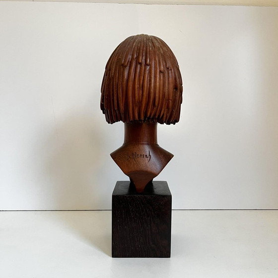 Africanist Sculpture in Palm Wood, 1950 – Art Deco (photo 8 of 13)