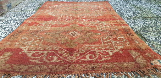 Tapis berbère en laine noué à la main 193 x 115 cm