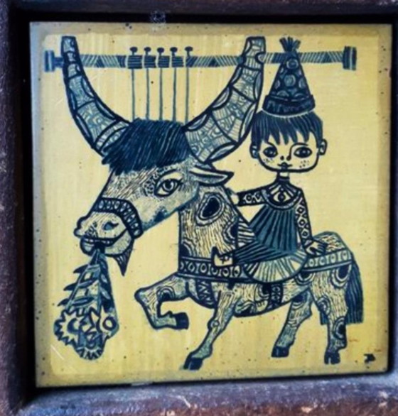 Image 1 of Baldosas de cerámica en marco Julia Braendle