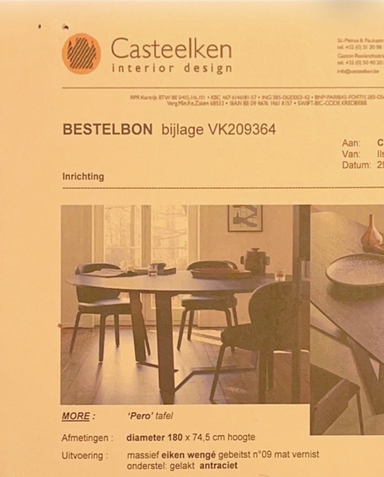 More Pero round dining table – Wood, Metal (photo 7 of 8)
