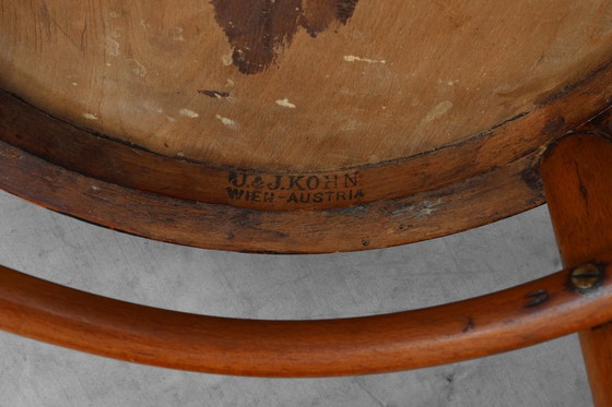 Image 1 of Art Deco Bugholzstuhl von J & J Kohn, Österreich ca. 1910