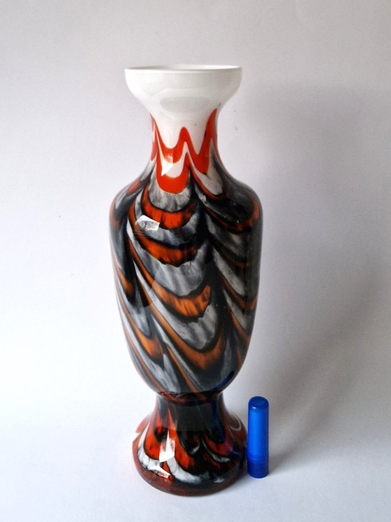 Image 1 of Empoli - Grote vintage vaas van Carlo Moretti - 37 cm