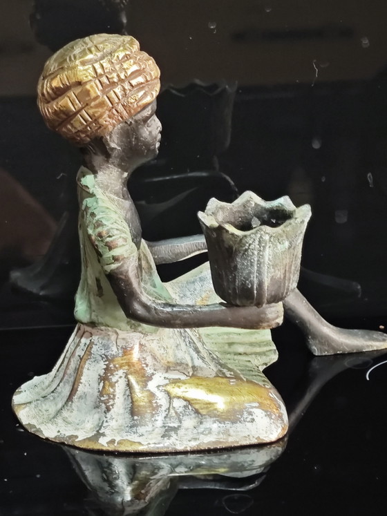 Orientalist Statuette – Sculpture, Metal (photo 7 of 13)
