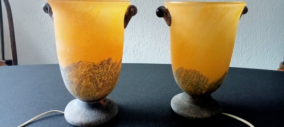 Image 1 of Set aus Murano-Glas-Tischkelchlampen