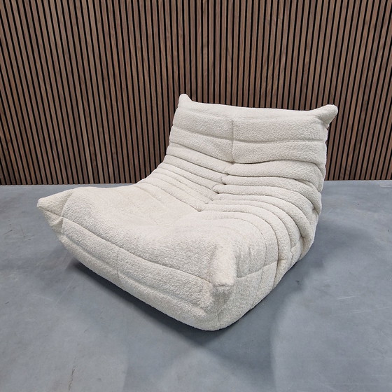 Image 1 of Ligne Roset Togo Bouclé Beige oneseater