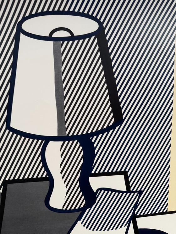 Image 1 of Roy Lichtenstein (1923-1997), Still Life with Table Lamp, 1976, copyrights Roy Lichtenstein&Sabam Brussels, 1995, Printed in Bel