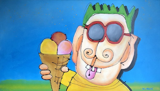 Painting "The Ice Cream Parlor" #2