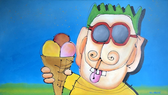 Image 1 of Peinture "Le glacier" #2