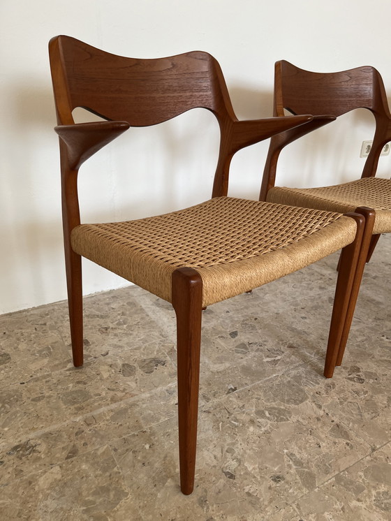 Image 1 of Niels Otto Møller, modèle 55, pour J.L. Møllers Møbelfabrik