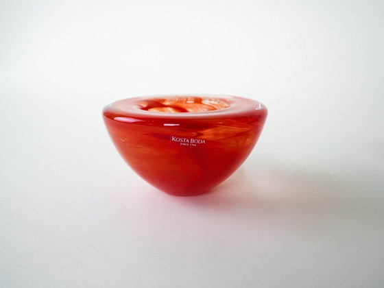 Image 1 of Juego de portavelas de cristal, diseño sueco, década de 1970, fabricado por Kosta Boda.