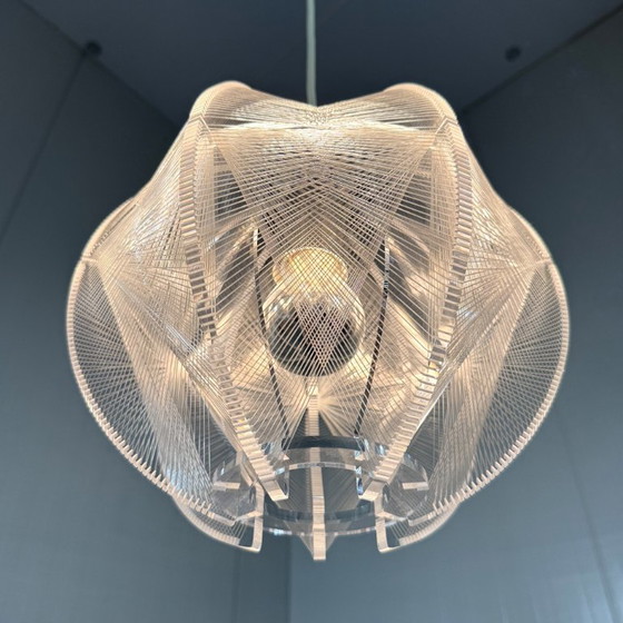 Image 1 of Paul Secon plexiglass pendant lamp for Sompex 1960s
