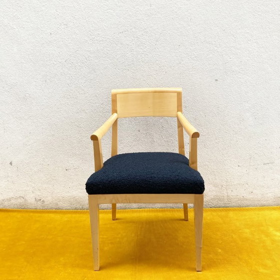 Image 1 of Philippe Hurel St James armchair - sycamore & black curl