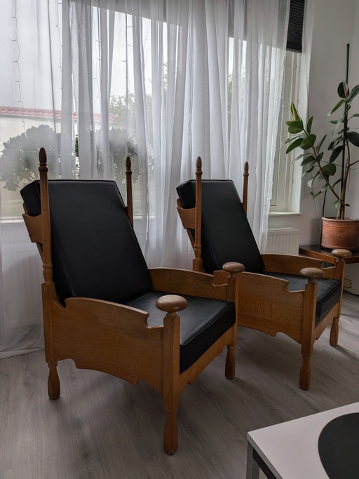 Skulpturale Vintage-Loungesessel „Siegfried“ von Abraham Sprij, 1960er Jahre