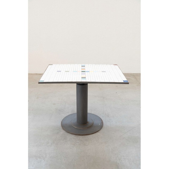 Image 1 of Vintage table with mosaic tiled top, 1950s