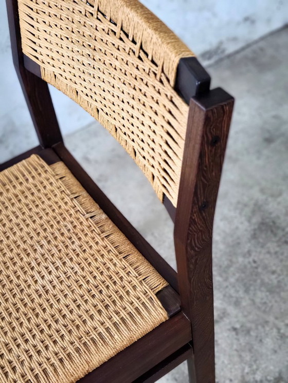 Image 1 of Vintage Wenge dining set by Arnold Merckx for Fristho