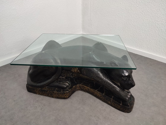 Image 1 of Tavolino da caffè vintage degli anni '80, USA.