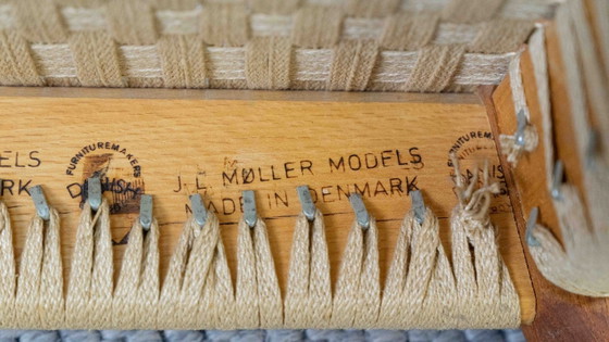 Image 1 of SET VAN 4 THEESTOELEN, MODEL 83 VAN NIELS O. MÖLLER, DENEMARK