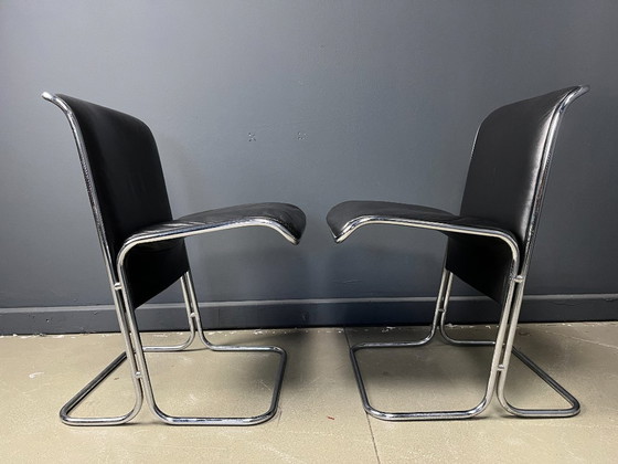 Image 1 of Set of 8 Calla chairs by Antonio Ari Colombo dining chairs, 1970s