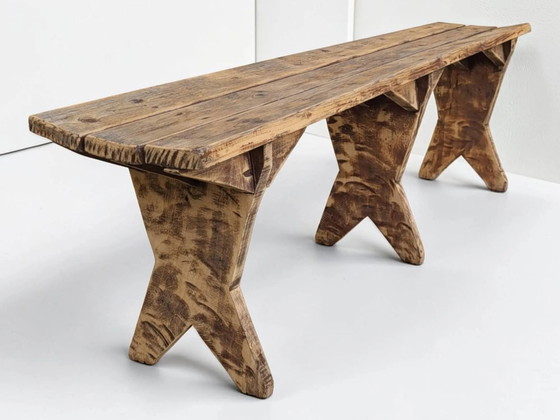 Panca da fattoria / Legno – Panche, Wood, Rustic (photo 4 of 8)
