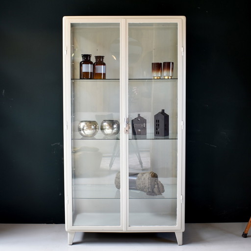 Vintage-Apothekerschrank / Vitrine