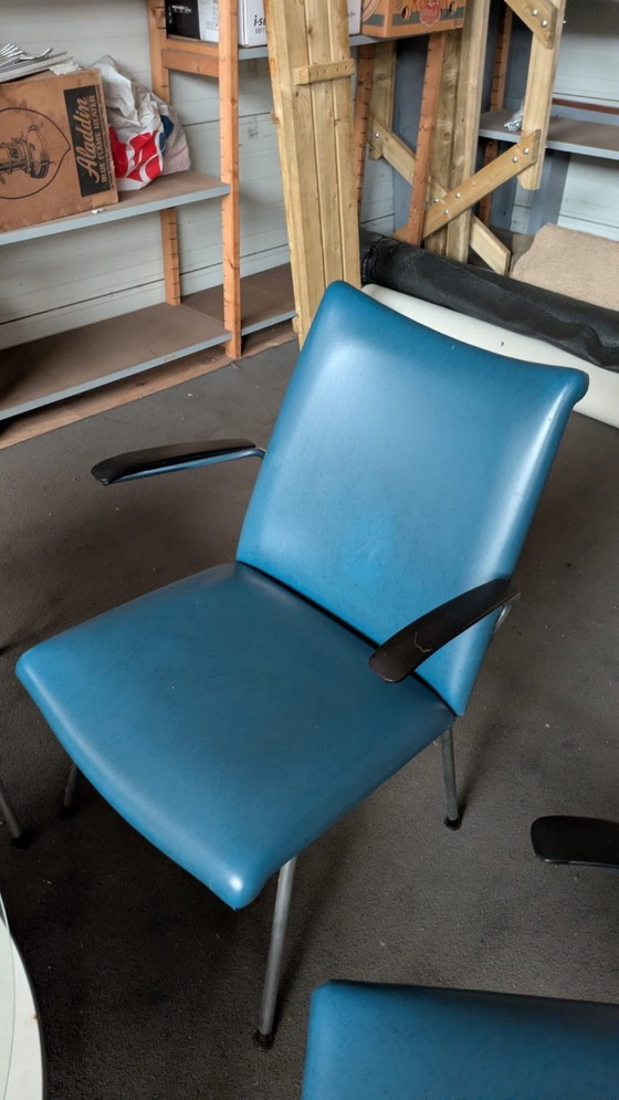 Image 1 of 6x Gebroeders de Wit vintage fauteuils 3114