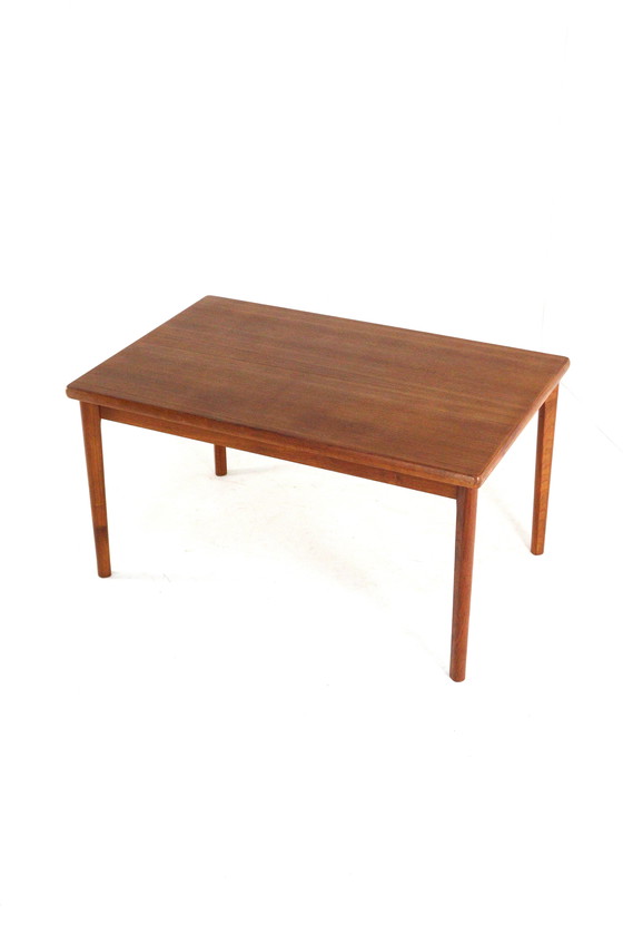 Image 1 of Henning Kjearnulf Vejle rectangular extendable dining table XL vintage