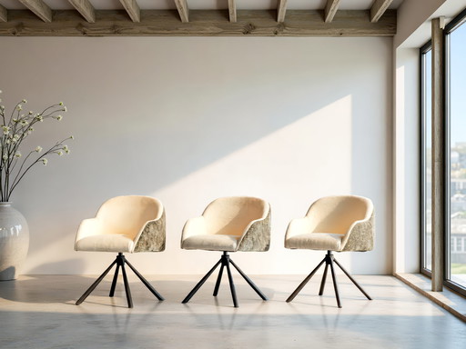 Chaise de salle à manger RT Design Canelli (lot de 3)