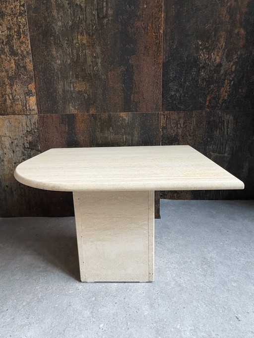 Vintage travertine coffee table Italy