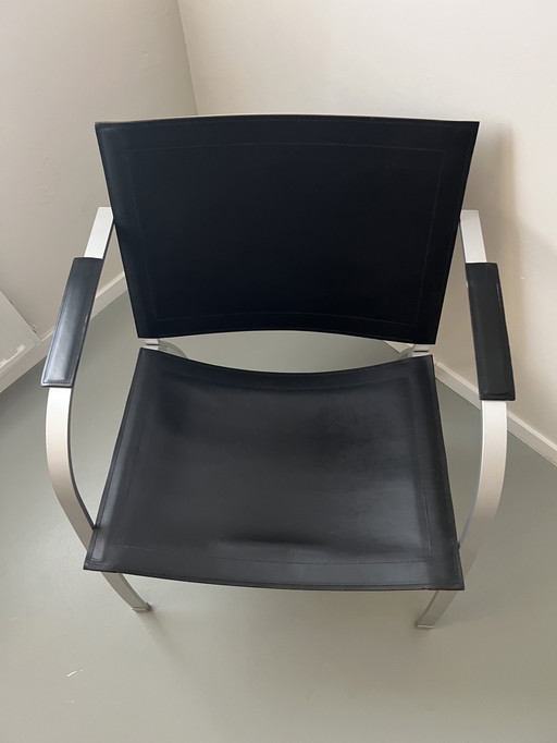 Tord Bjorklund Chaise en cuir sellier