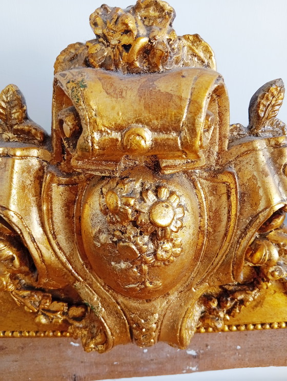 Image 1 of Louis XVI mirror frame in gold leaf