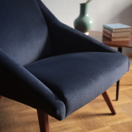 Image 1 of ❤️Vintage fauteuil uit de DDR (midden van de 20e eeuw) - Gerestaureerd cultureel meubelstuk