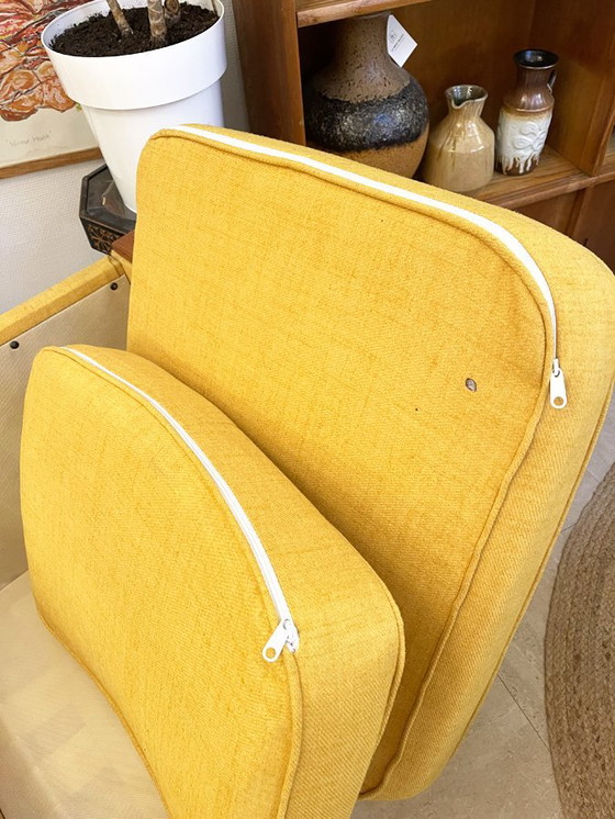 Image 1 of Sillón escandinavo color mostaza, 1950