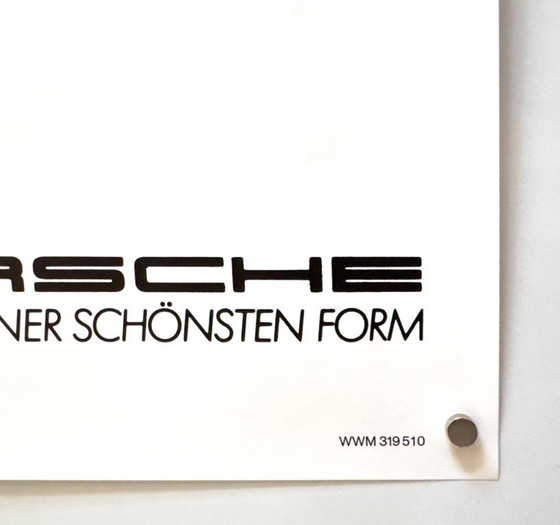 Image 1 of 🚗 Originele vintage Porsche 944 doorsnede – 1982 poster / plakat - XL 76 × 102 cm
