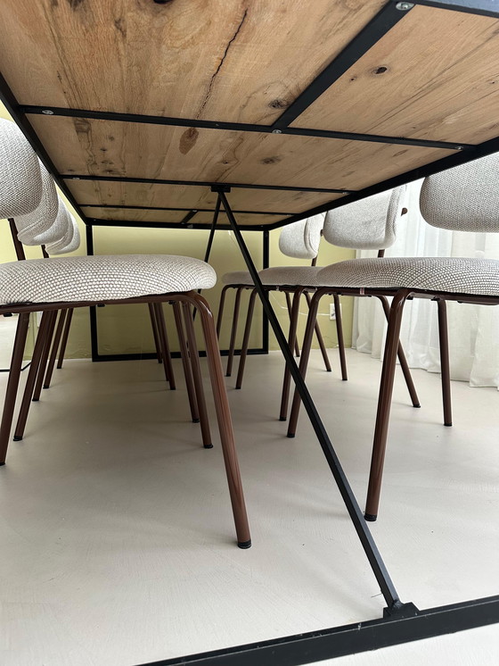 Image 1 of Eikenhouten eettafel