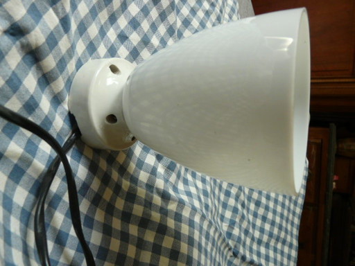 Applique porcelaine et opaline 