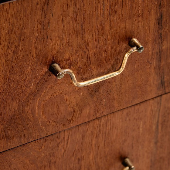 Image 1 of MK11132 Gerestaureerde dressoir van teak en eikenhout