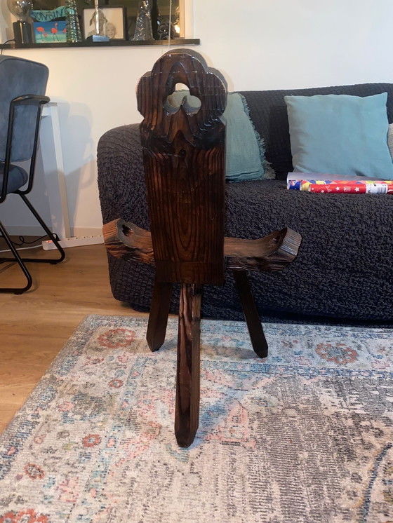 Image 1 of Sgabello da parto vintage e impertinente