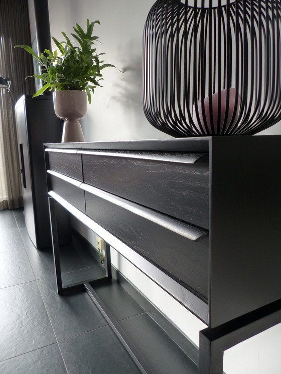 Image 1 of Scandinavian Design Sideboard / Console Table Black